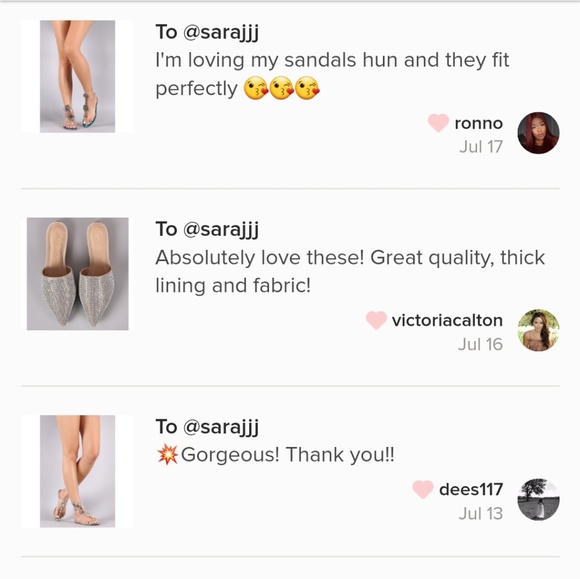 Last Size 7 **💎Holographic Rhinestone Embellished - Picture 3 of 8